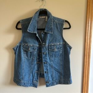 vintage denim vest